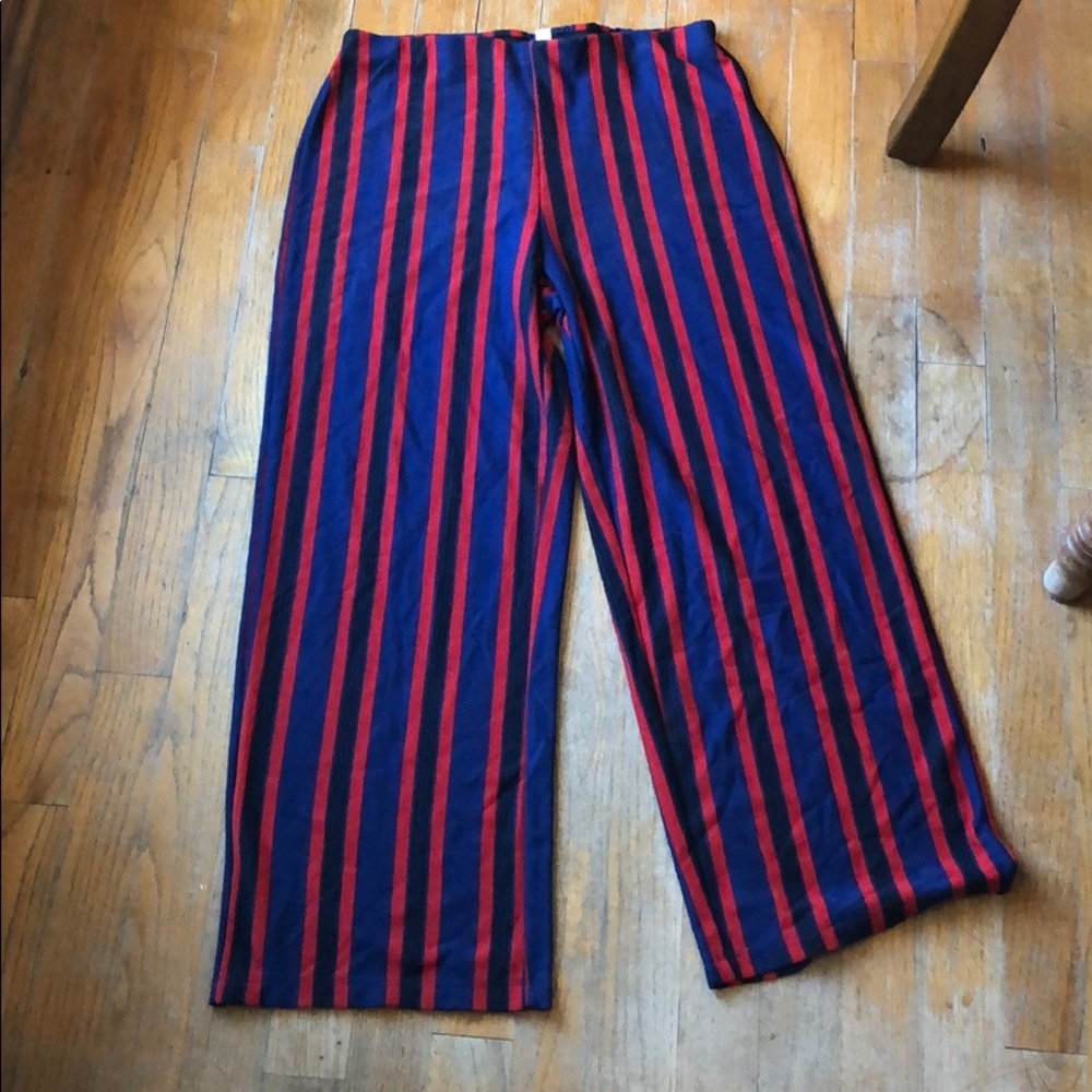 UO striped culottes
